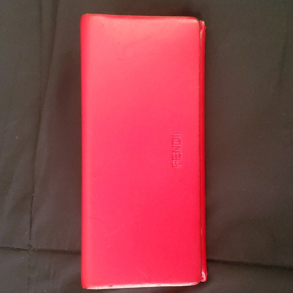 Fendi Red Eyeglass Case